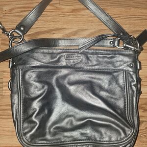 Coach Black Leather Women's Bag